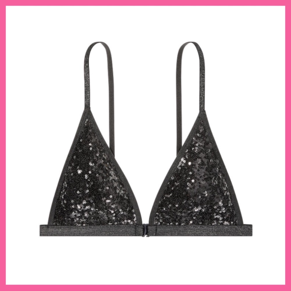 •Victorias Secret•Embellished front close bralette - Picture 1 of 1